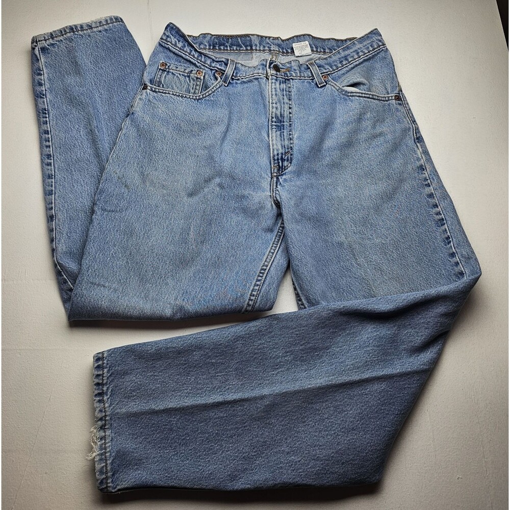 Vintage 90s Levi's 500 Series 560 Men's Loose Fit Tapered Light Wash Denim Jeans